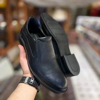 کفش لوفر مردانه چرم مدل لوئیز